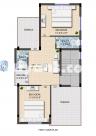 Floor Plan of 3 Bhk Villa For Sale - Trellis Pearl
